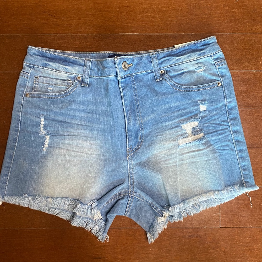 Wax demin short